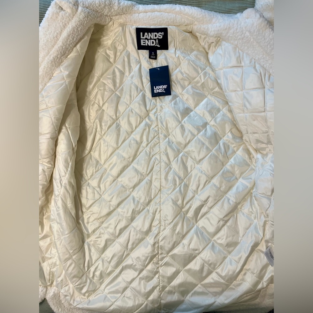 NEW Land’s End Sherpa Fleece Jacket - Small - Picture 7 of 7